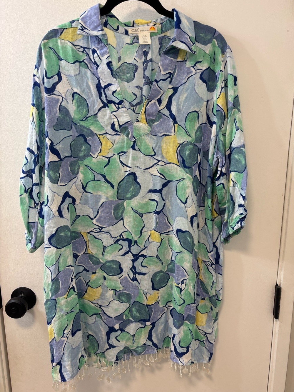 C&c California beach dress with shells